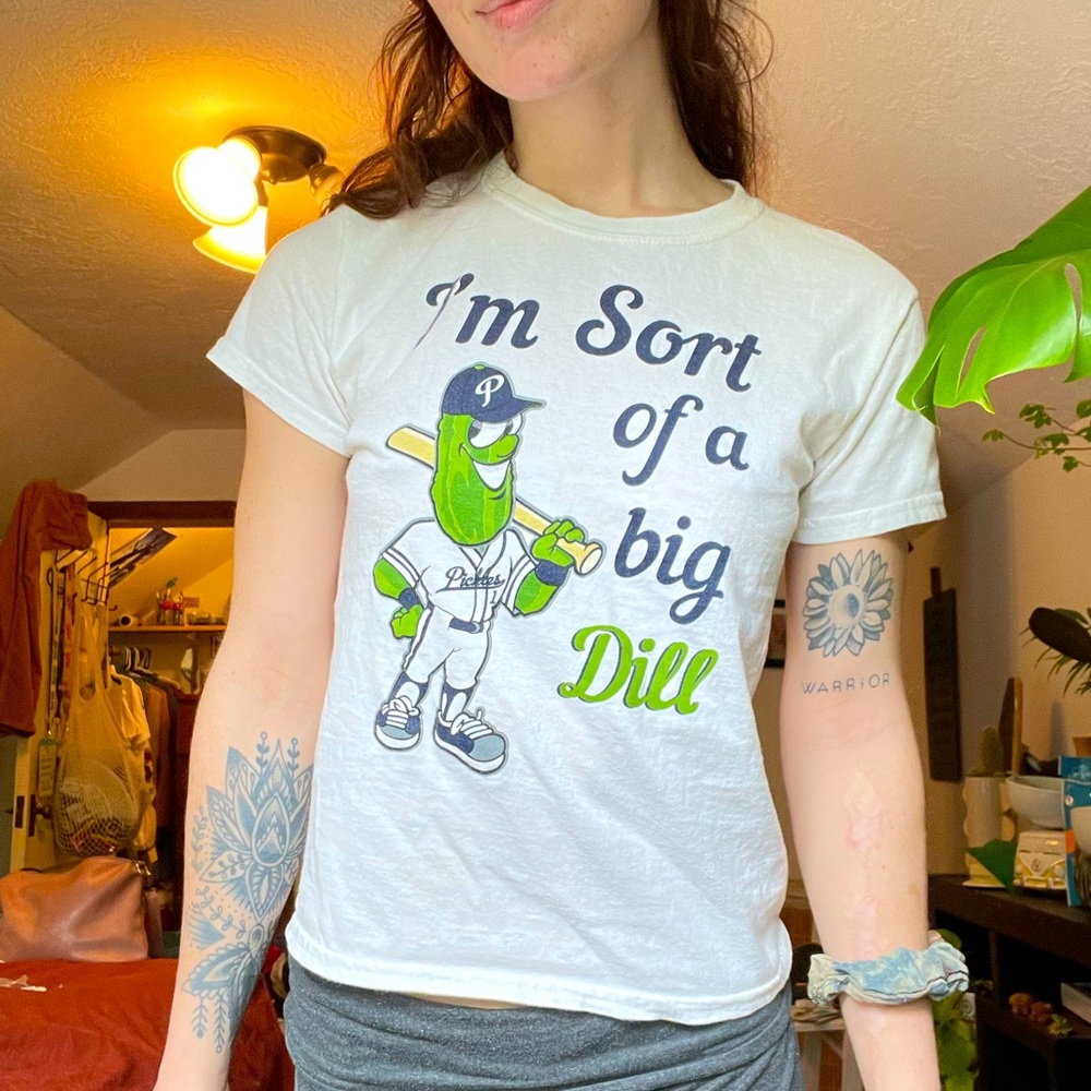 Vintage Baseball Pickle T Shirt
